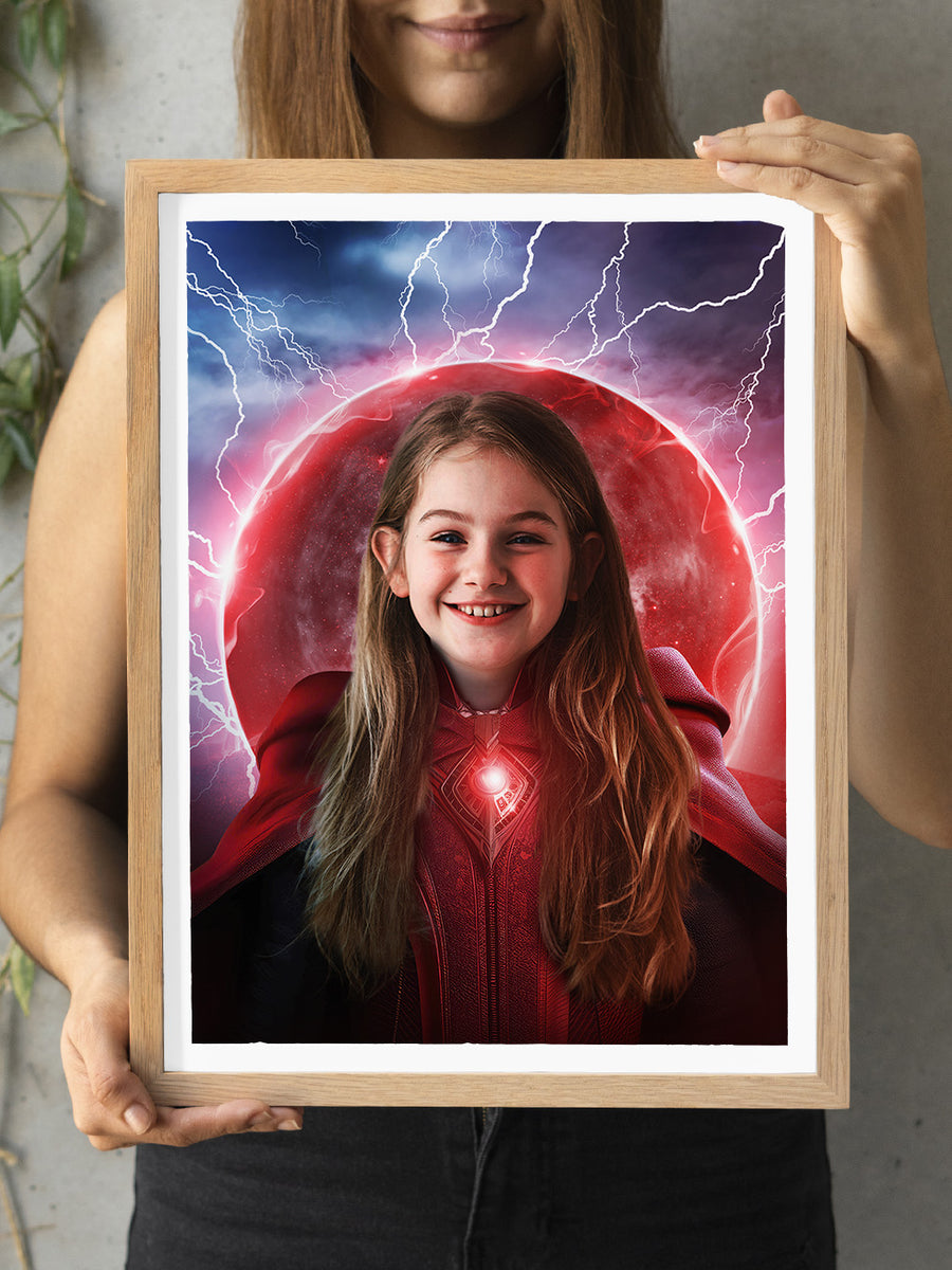 The Red Witch - Custom Kids Portrait