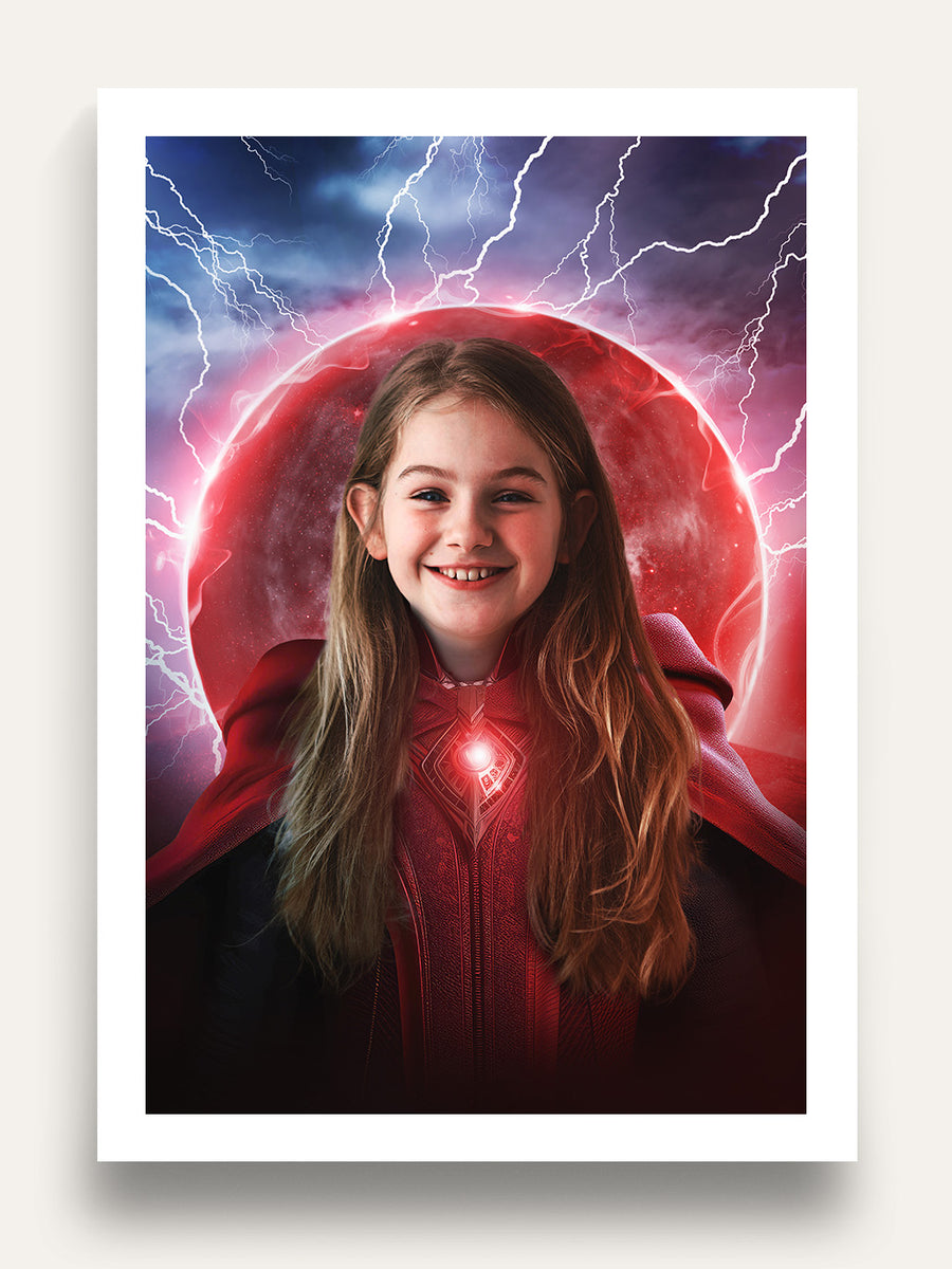 The Red Witch - Custom Kids Portrait