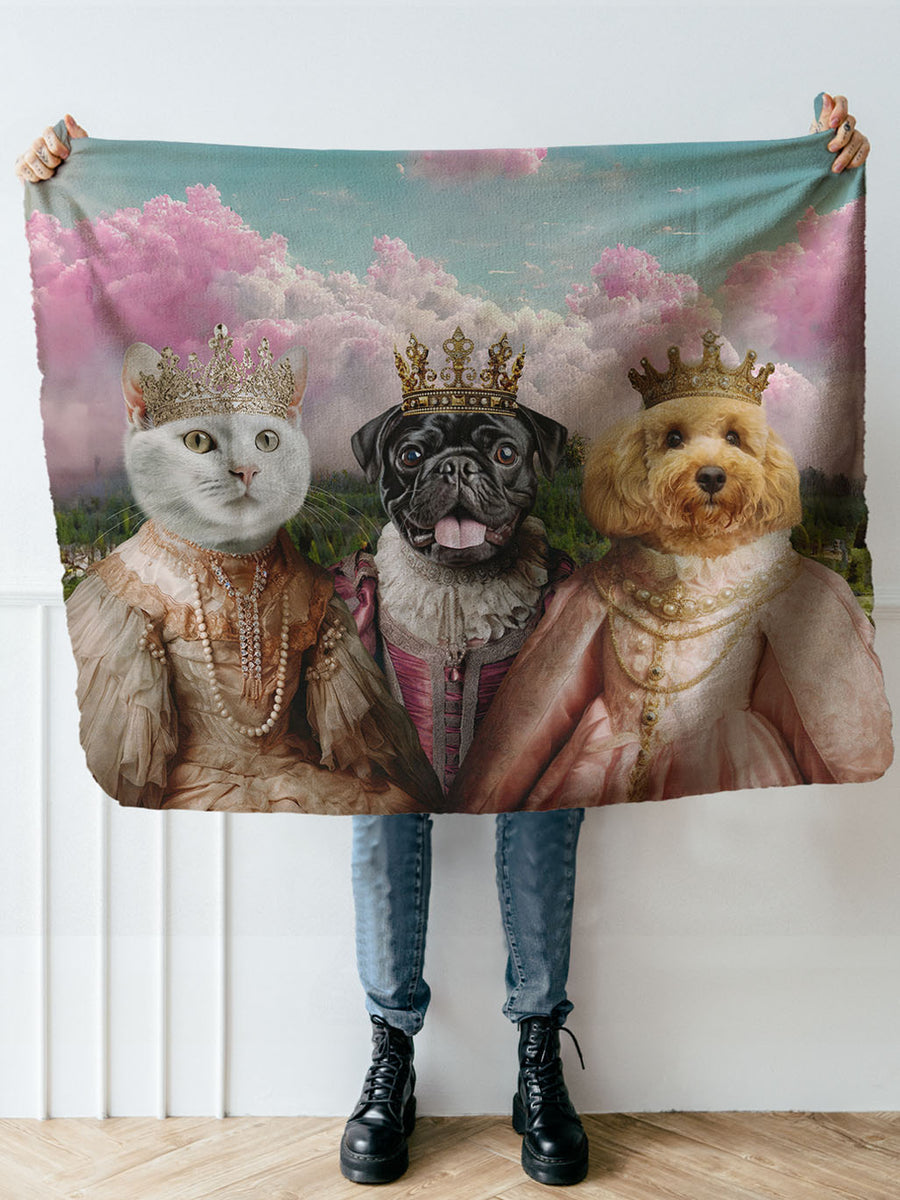 The Regal Sisters - Custom Pet Blanket
