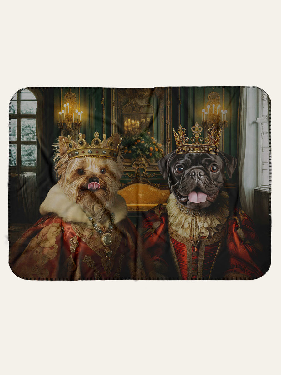 The Royal Couple - Custom Pet Blanket