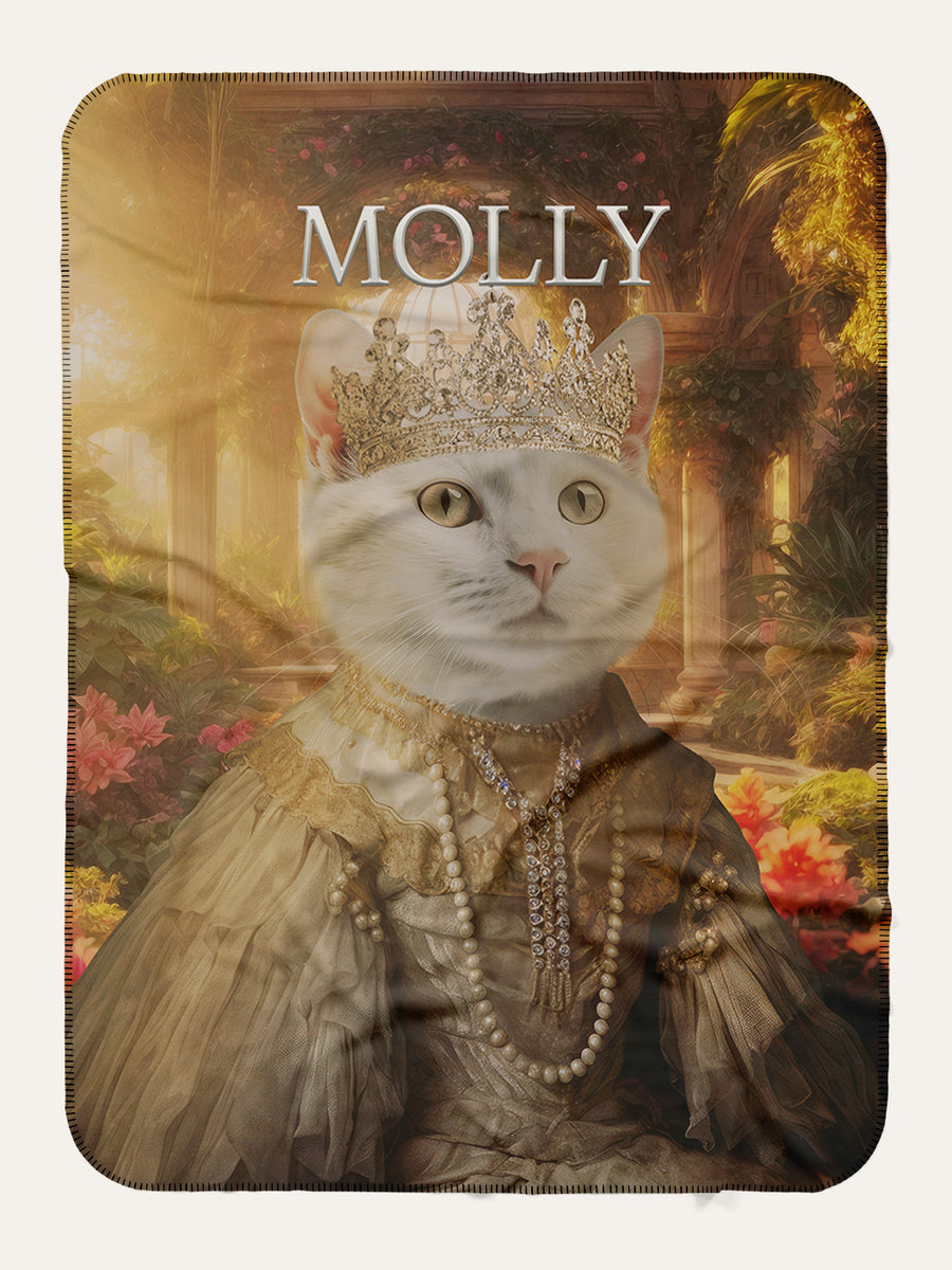 The Royal Queen - Custom Pet Blanket - Purr & Mutt
