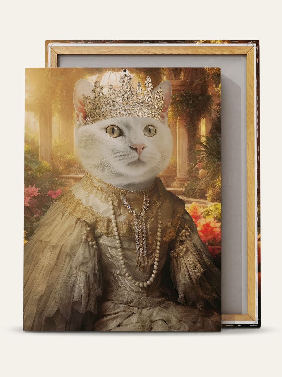 The Royal Queen – Custom Pet Canvas