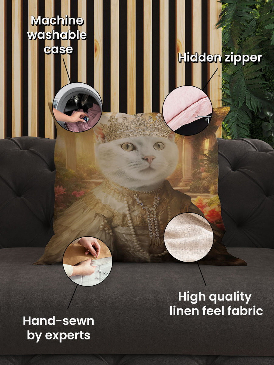 The Royal Queen - Custom Pet Cushion
