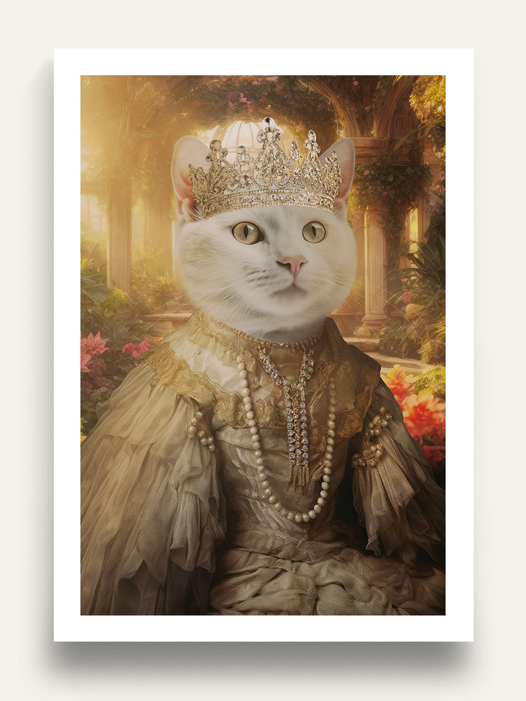 The Royal Queen - Custom Pet Portrait