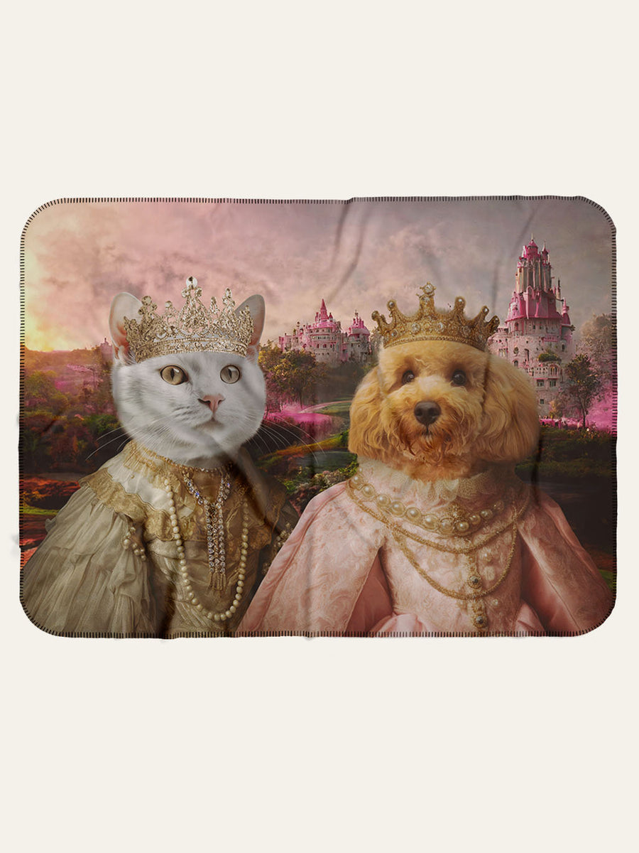 The Royal Sisters - Custom Pet Blanket