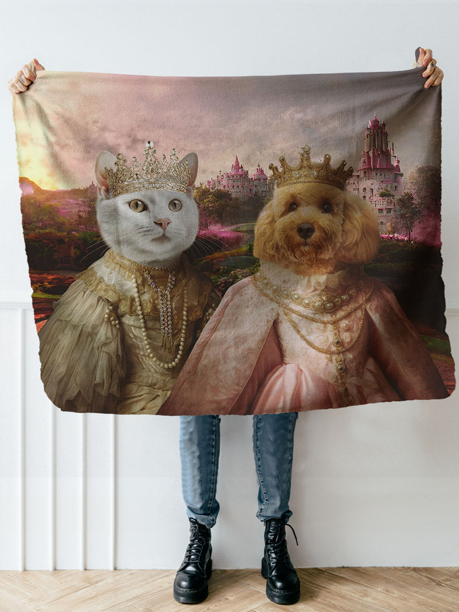 The Royal Sisters - Custom Pet Blanket