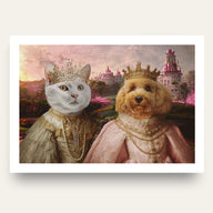 The Royal Sisters - Custom Pet Portrait