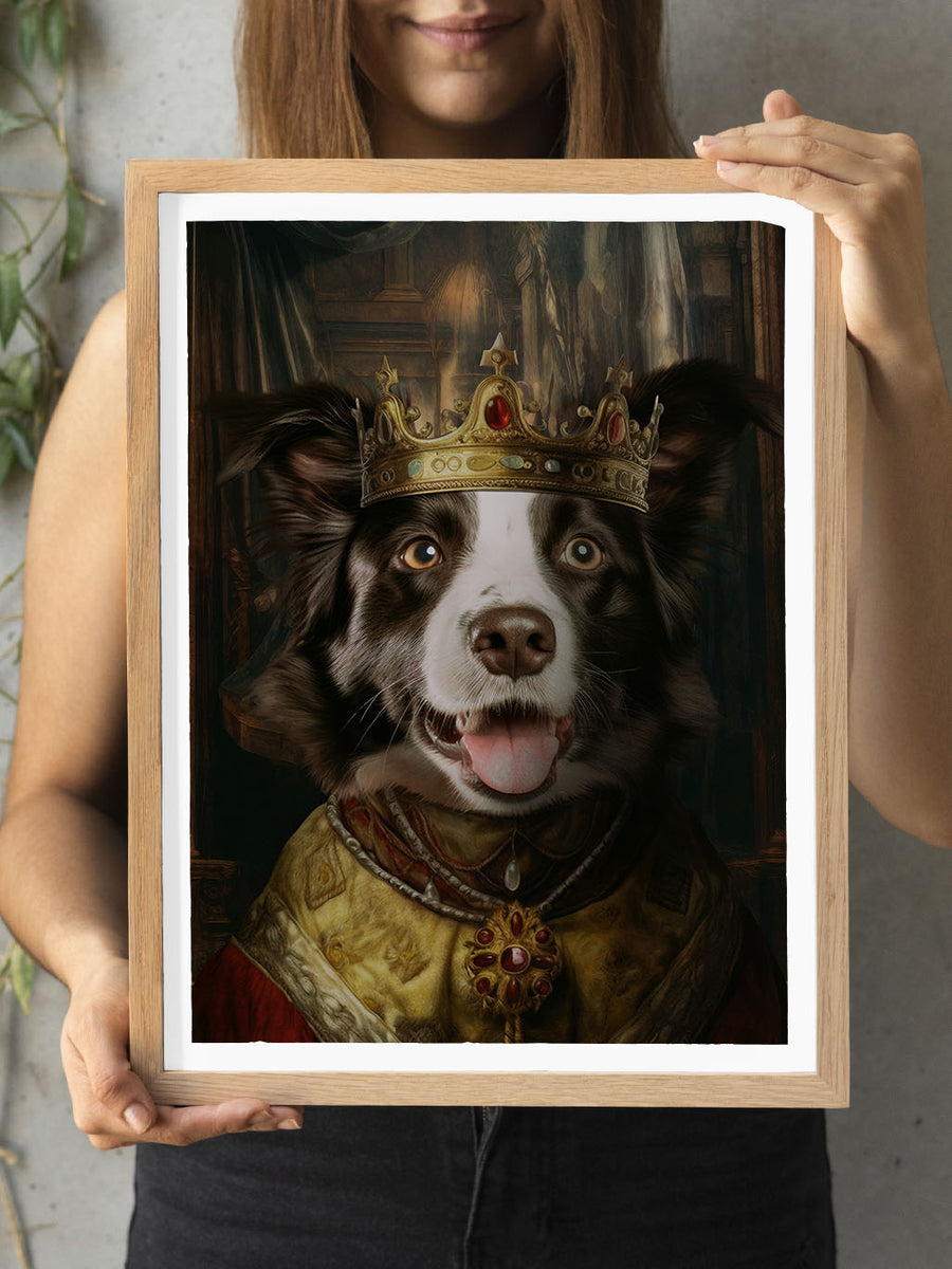The Spoiled Prince - Custom Pet Portrait