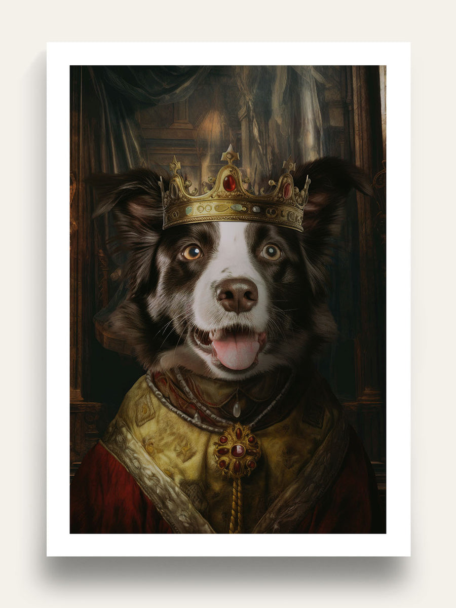 The Spoiled Prince - Custom Pet Portrait