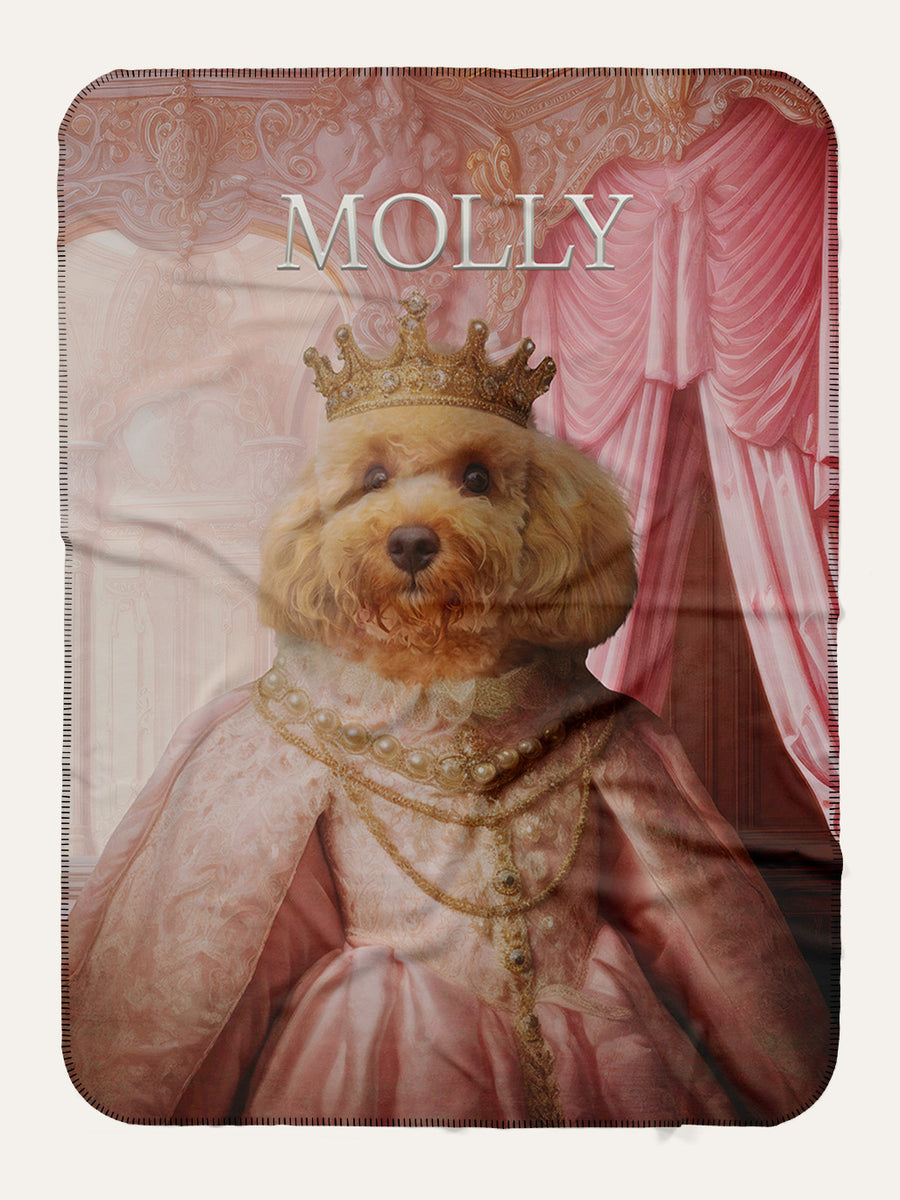 The Spoiled Princess - Custom Pet Blanket - Purr & Mutt