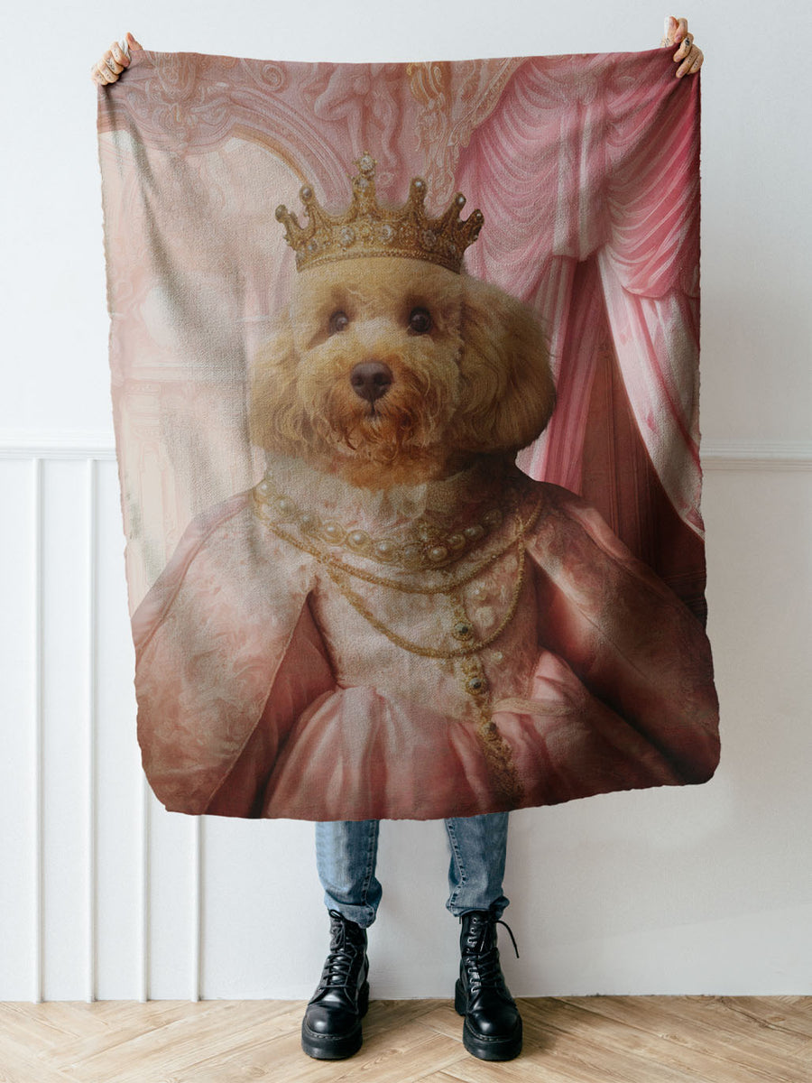 The Spoiled Princess - Custom Pet Blanket