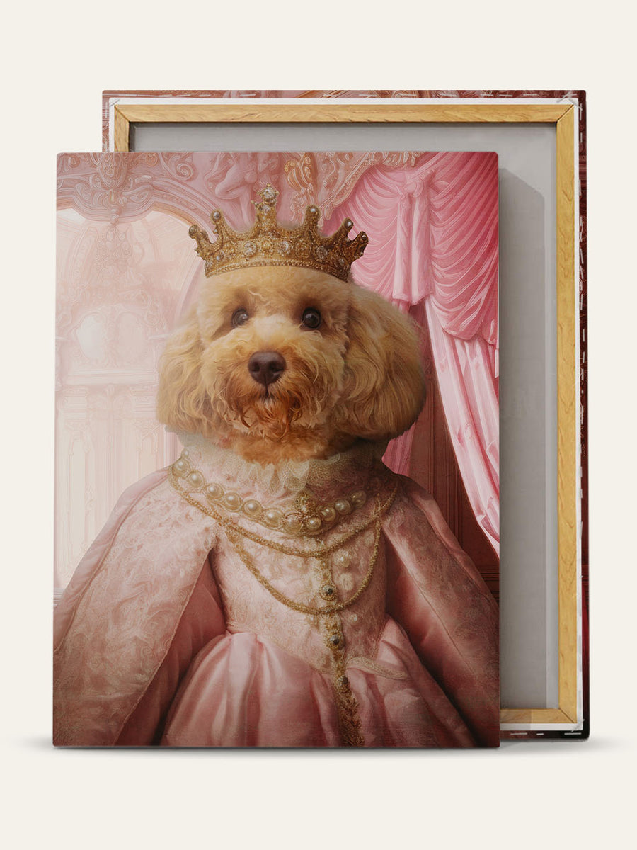 The Spoiled Princess – Custom Pet Canvas