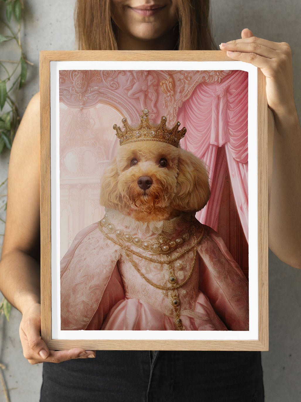 The Spoiled Princess - Custom Pet Portrait