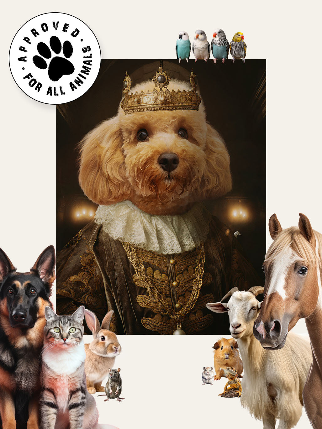 The Spoiled Prince – Custom Pet Canvas