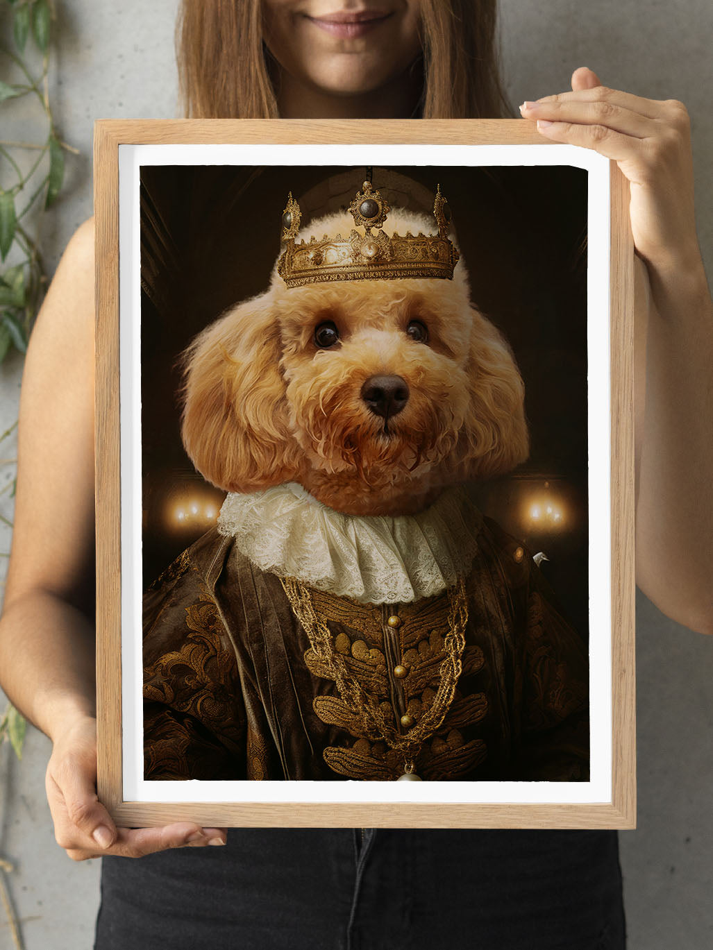 Royal dog fashion paintings