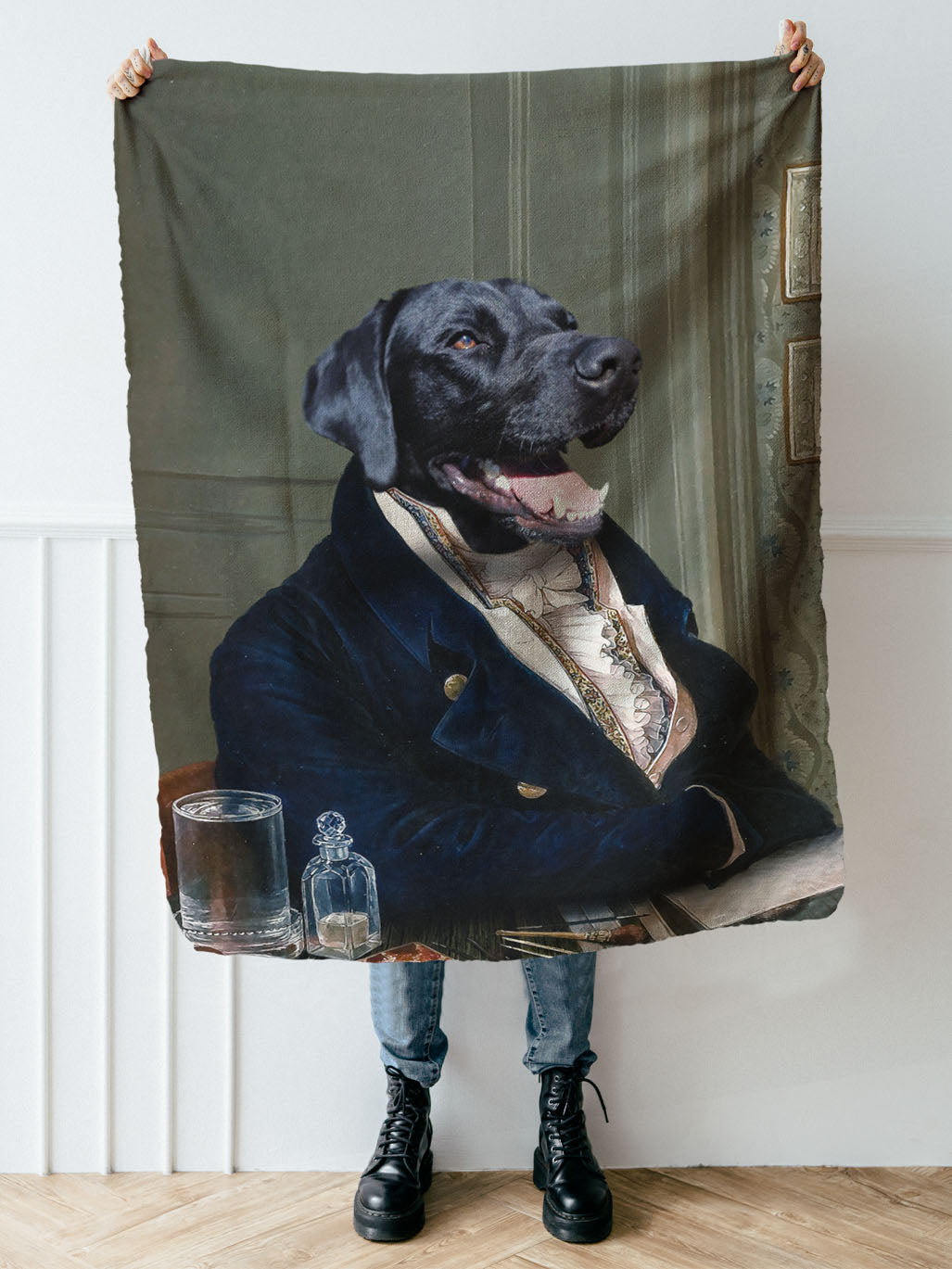 The Victorian Explorer - Custom Pet Blanket