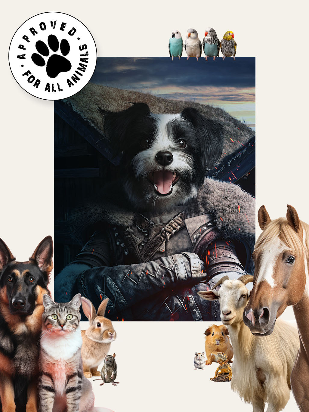 The Viking – Custom Pet Canvas