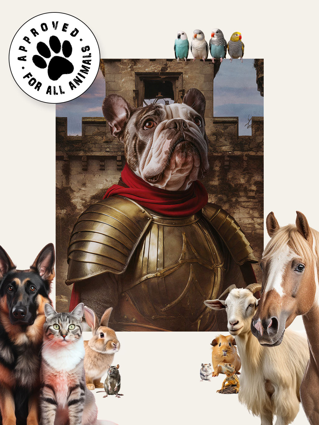 The Warden of the North – Custom Pet Canvas