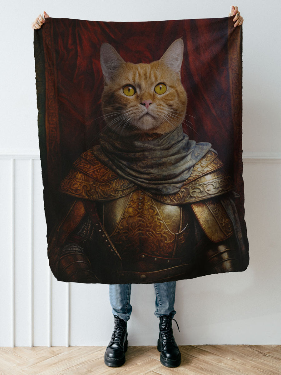 The Warrior King - Custom Pet Blanket