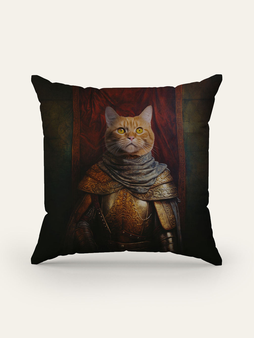 The Warrior King - Custom Pet Cushion