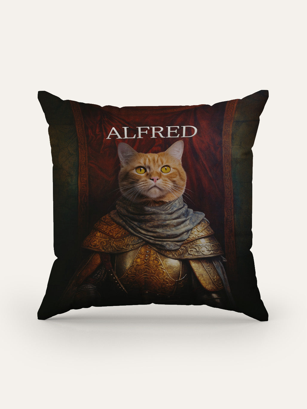 The Warrior King - Custom Pet Cushion