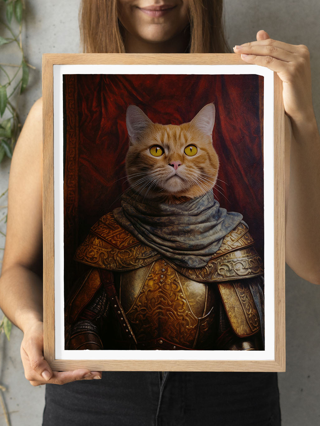 The Warrior King - Custom Pet Portrait
