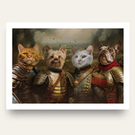 The Warriors - Custom Pet Portrait