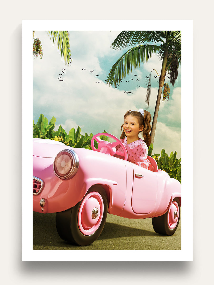 Toy Car - Custom Kids Portrait
