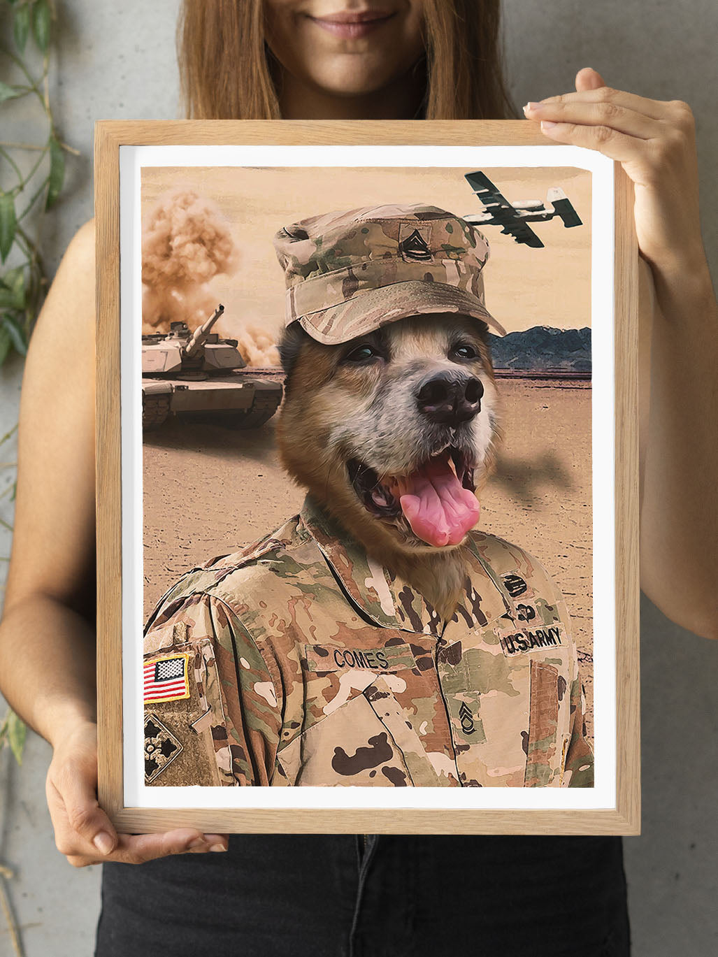 The US Soldier - Custom Pet Portrait