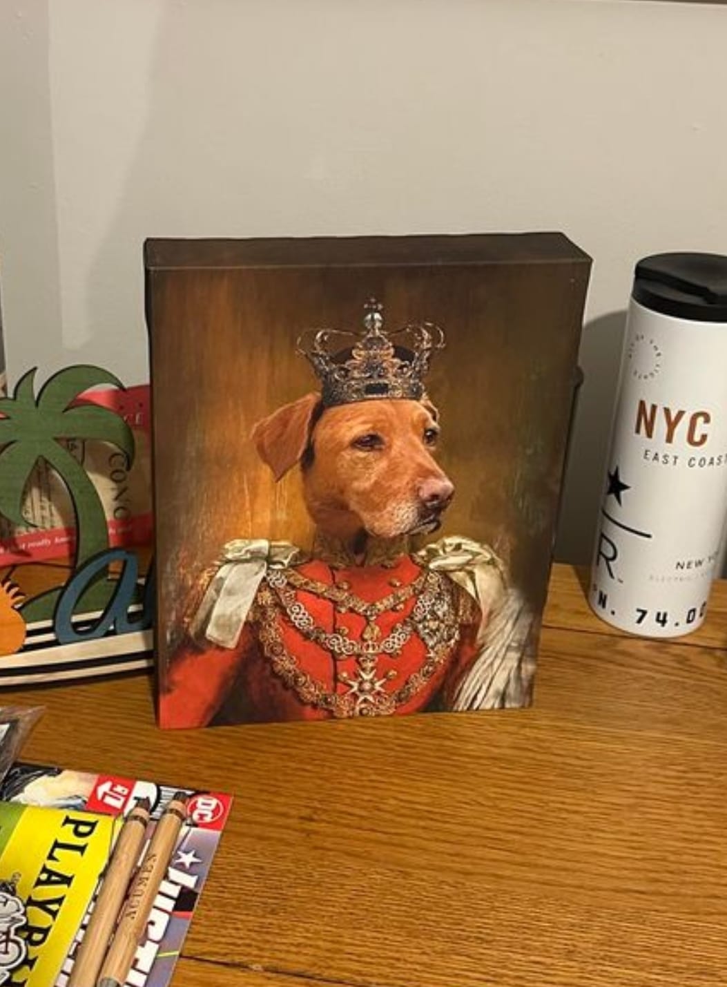The Prince - Custom Vintage Pet Canvas
