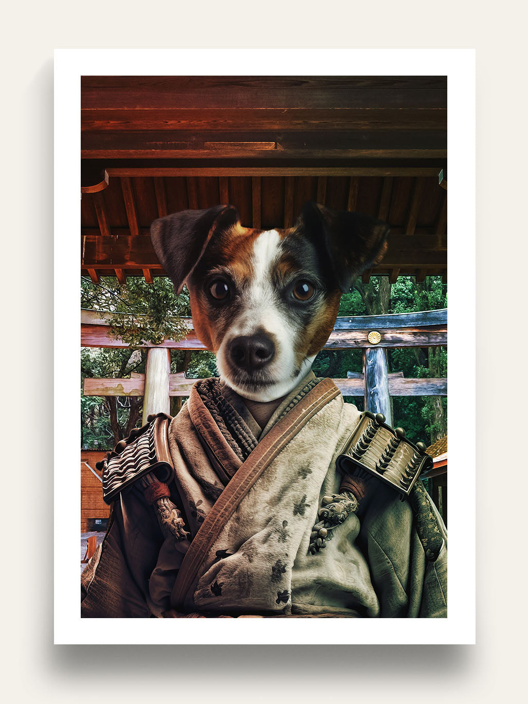 Warrior of the East - Custom Pet Portrait