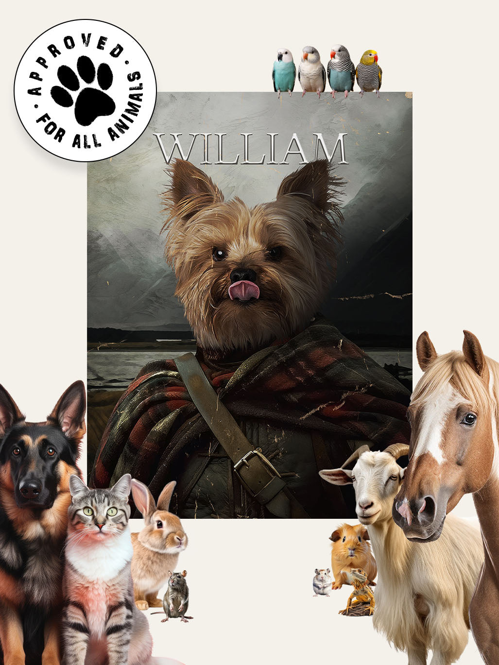 William Wallace - Custom Pet Blanket