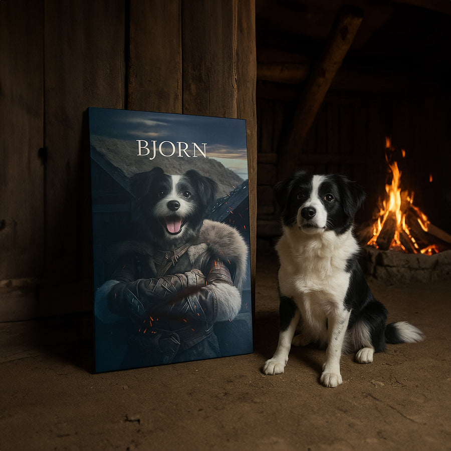 The Viking – Custom Pet Canvas