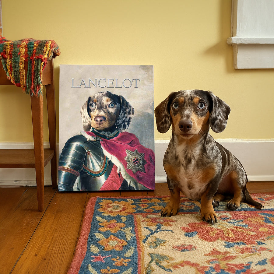 The Knight - Custom Pet Canvas