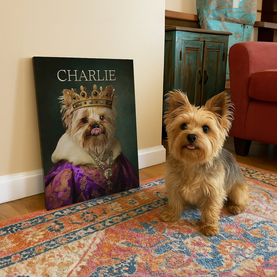 Royal Highness – Custom Pet Canvas