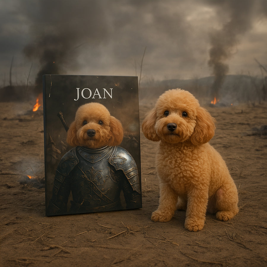 Joan of Arc - Custom Pet Canvas