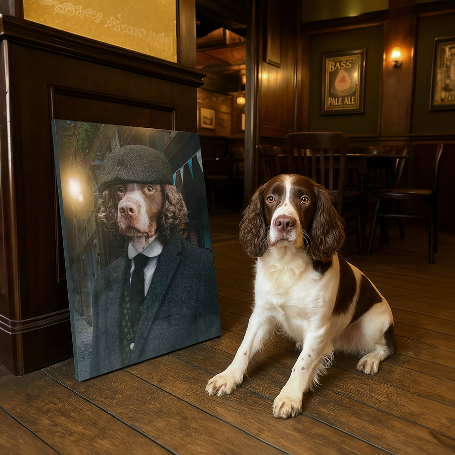 The Brummie Gangster - Custom Pet Canvas