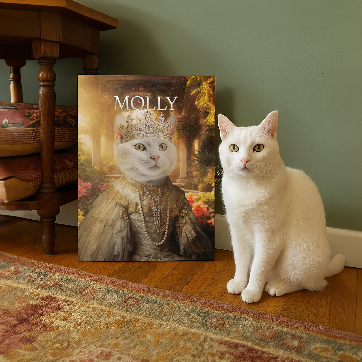 The Royal Queen – Custom Pet Canvas