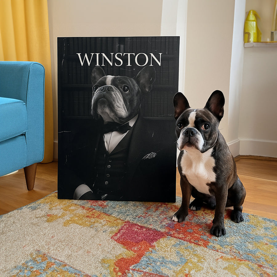 Winston Churchill - Custom Pet Canvas
