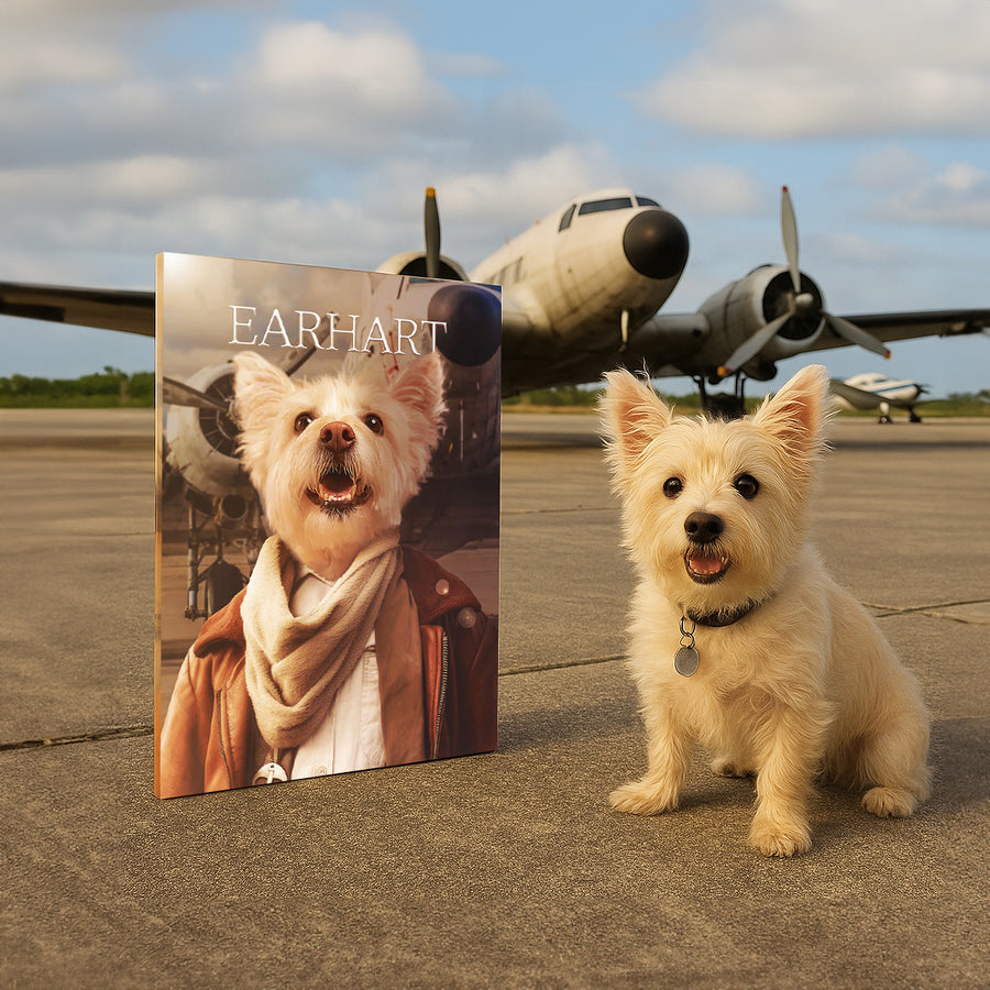 Amelia Earhart – Custom Pet Canvas