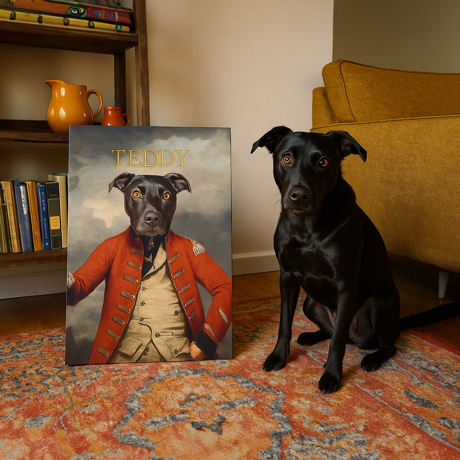 The Cavalier – Custom Vintage Pet Canvas