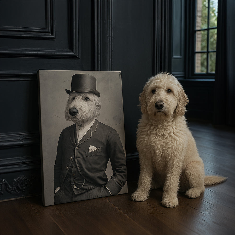 The Londoner – Custom Vintage Pet Canvas