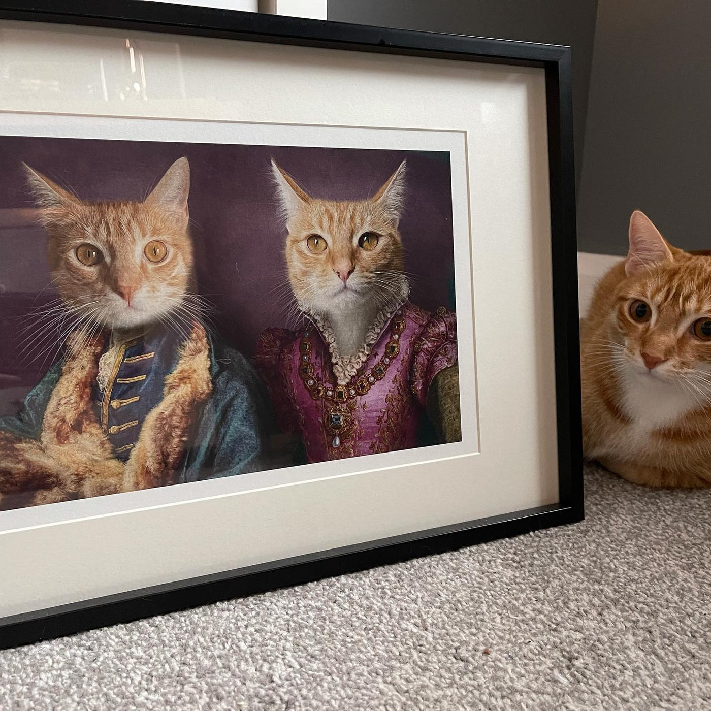 The Count & The Countess – Custom Vintage Pet Canvas