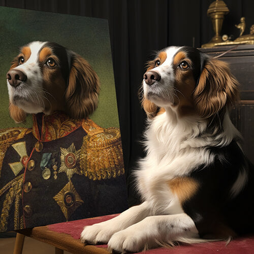 Historical dog hot sale paintings