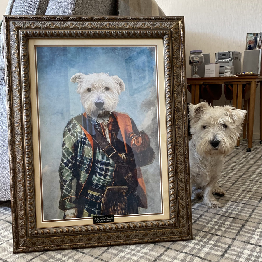 Scottish Gent - Custom Vintage Pet Portrait