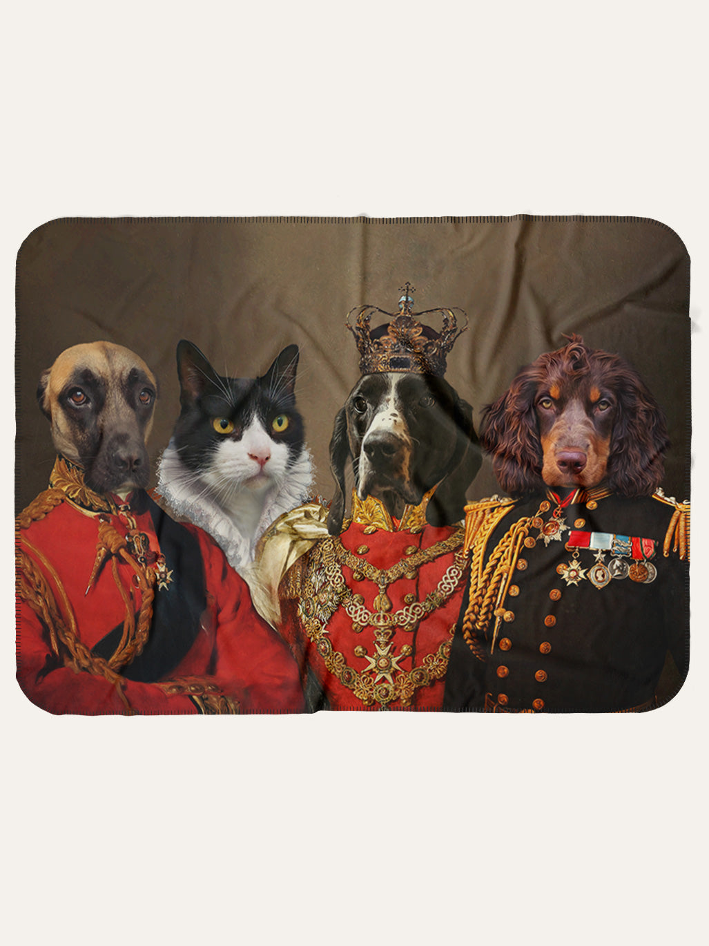 The Ambassador, Princess, Prince & Earl - Custom Pet Blanket