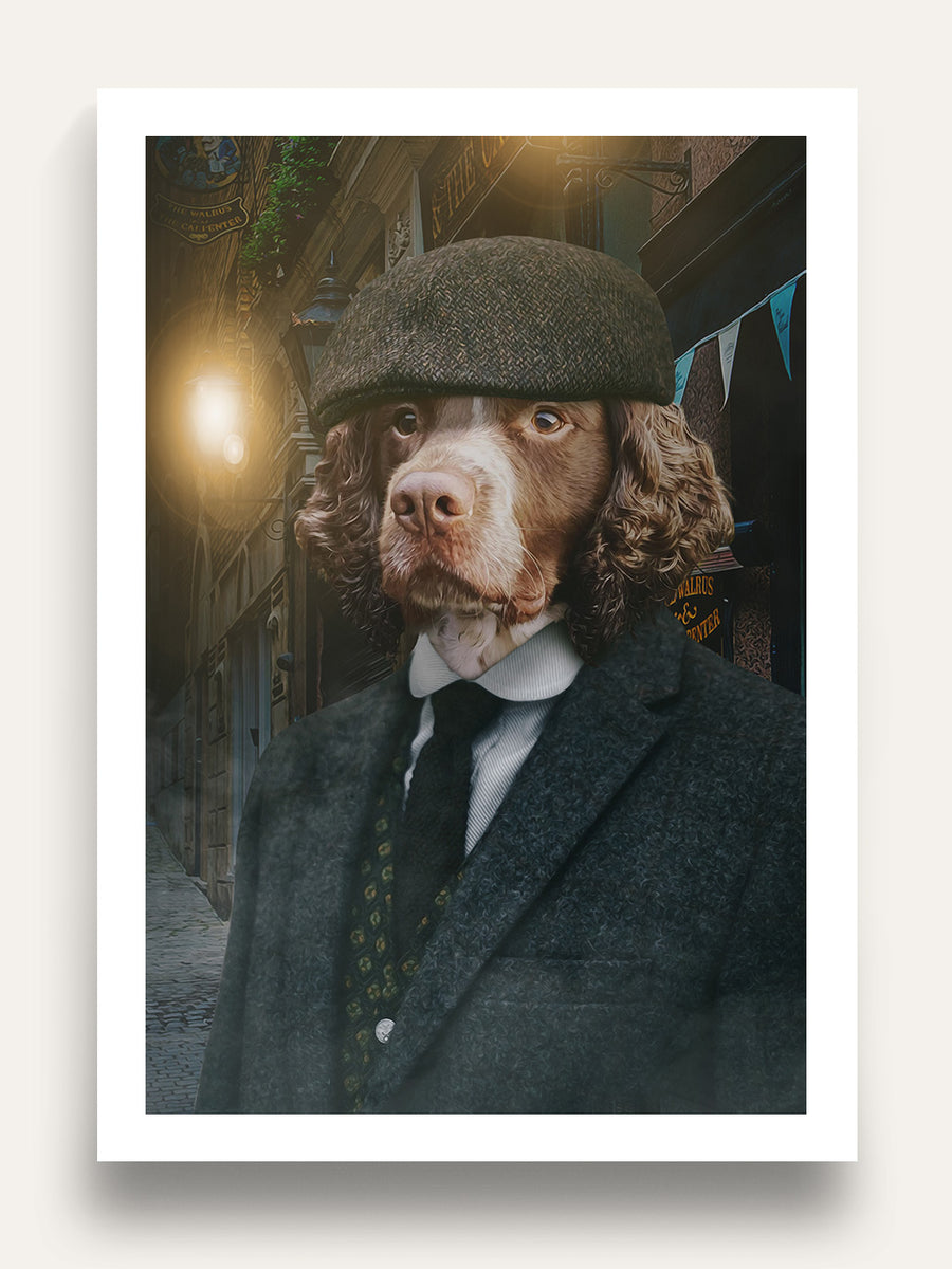 The Brummie Gangster - Custom Pet Portrait