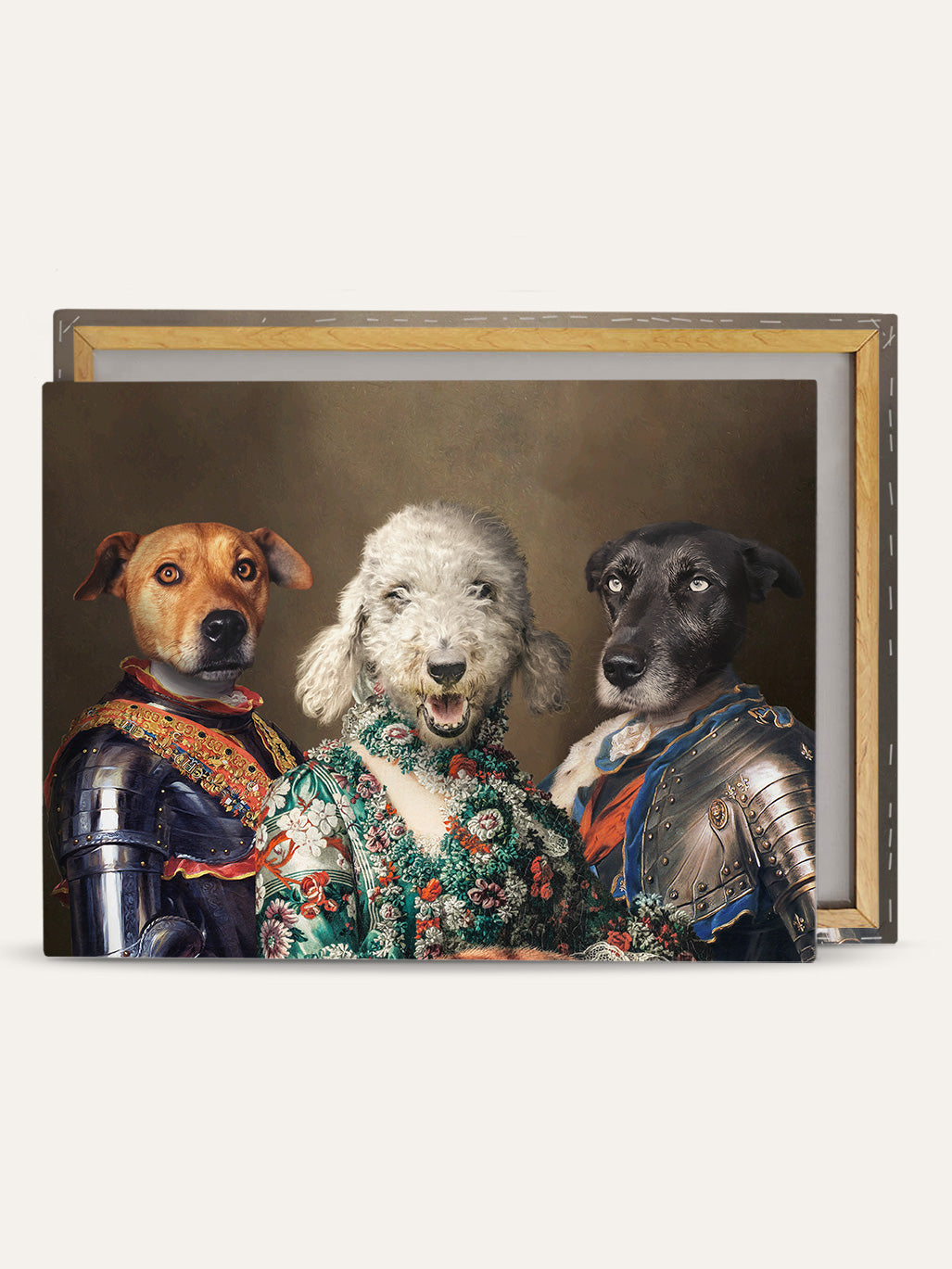 The Colonel, Flower Lady & Lord Protector - Custom Pet Canvas