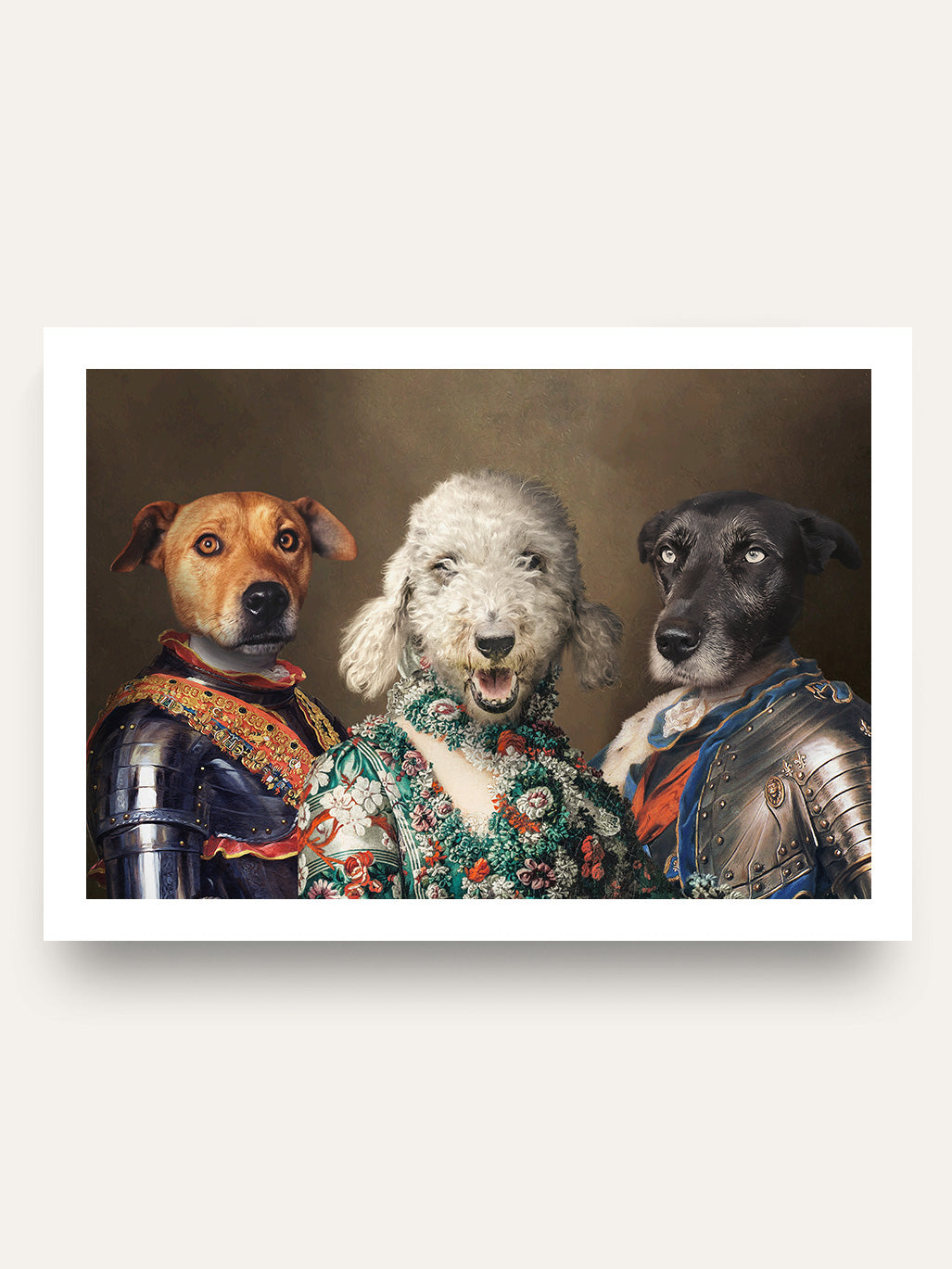 The Colonel, Flower Lady & Lord Protector - Custom Pet Portrait
