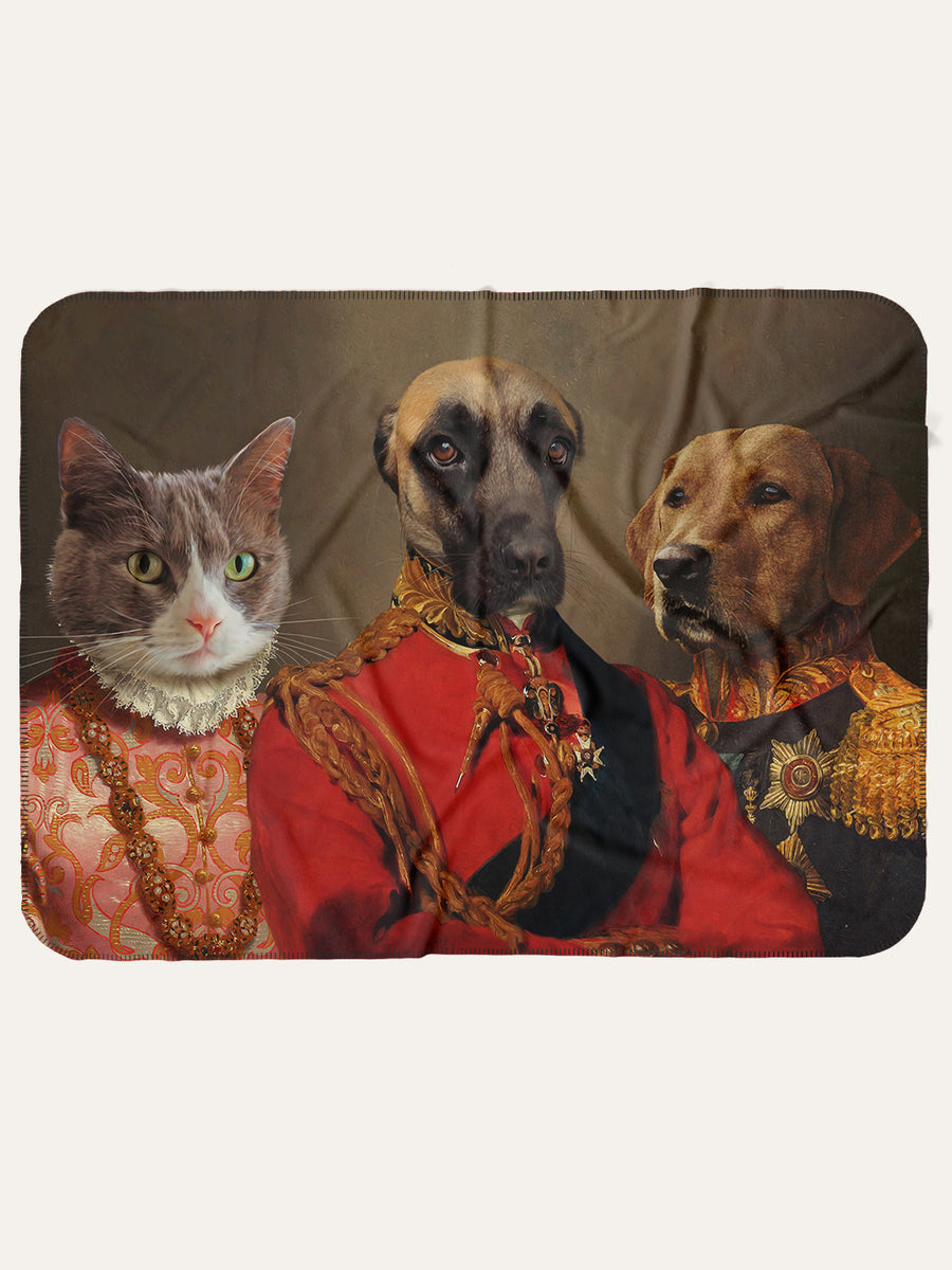 The Duchess, Ambassador & The General - Custom Pet Blanket